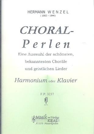 Choralperlen Sammlung f�r Harmonium Verlagskopie