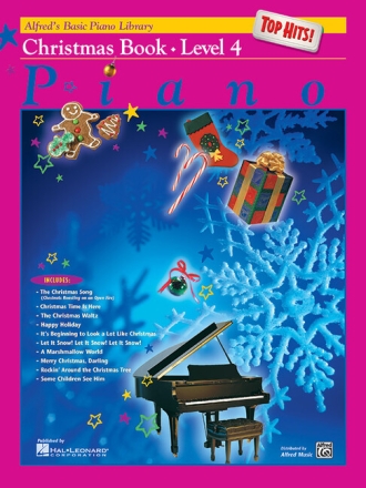 Christmas Book Top Hits Level 4: for piano (with text)