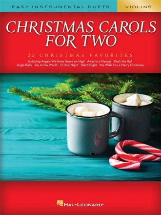 Christmas Carols for two for 2 violins score