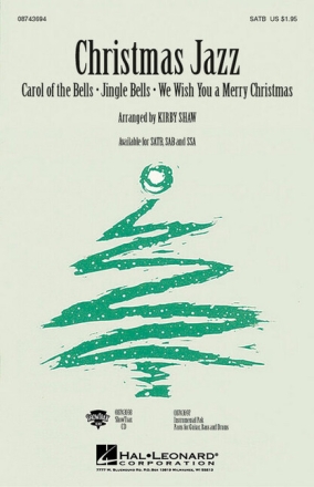 Christmas Jazz for mixed chorus and piano