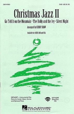 Christmas Jazz vol.2 for MIXED CHORUS (SAB) AND PIANO,  SCORE