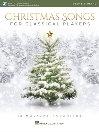 Christmas Songs for Classical Players (+Online Audio) for flute and piano