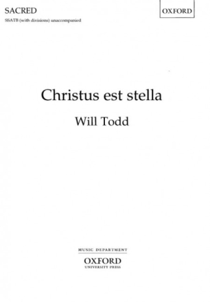 Christus est stella for mixed chorus a cappella score