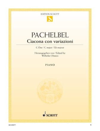 Ciacona con variazioni C-Dur f�r Klavier
