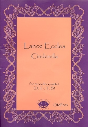 Cinderella for recorder quartet (SATB) score and parts