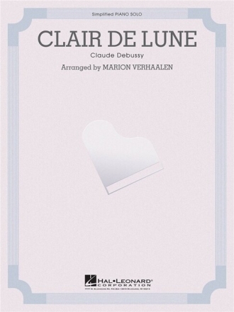 Clair de lune for piano (simlified)