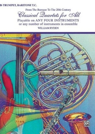 Classical Quartets for all trumpet/baritone t.c. score