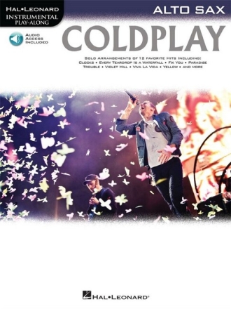 Coldplay (+Audio Access) for alto saxophone