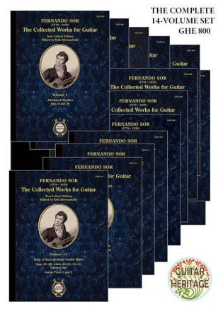 Collected Guitar Works - Set of 14 Volumes for 1-2 guitars