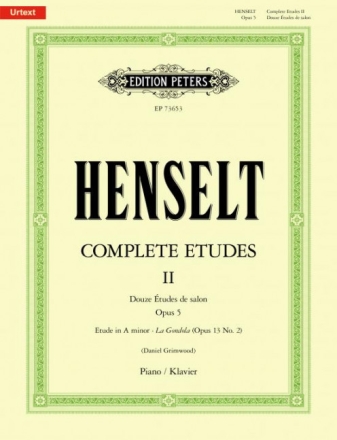 Complete Etudes vol. 2 Douze �tudes de salon op.5 for piano Text dt/en