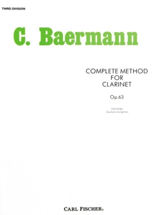 Complete Method op.63 vol.3 for clarinet