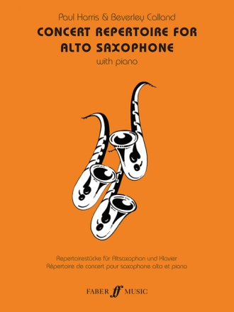 Concert Repertoire for alto saxophone and piano