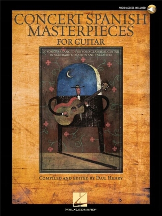Concert Spanish Masterpieces (+Audio Access) for guitar/tab