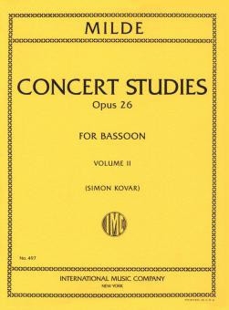 Concert Studies op.26 vol.2 for bassoon