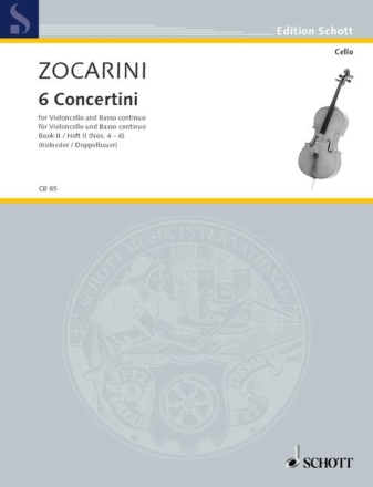 Concertini Band 2 (Nr.4-6) f�r Violoncello und Bc