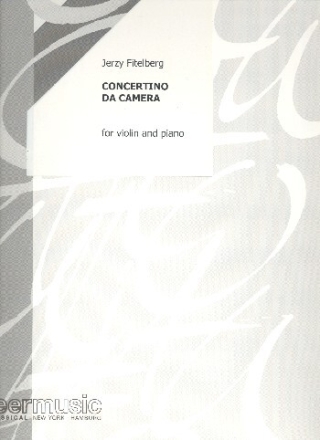 Concertino da camera for violin and piano