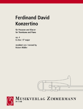 Concertino Es-Dur op.4 f�r Posaune und Orchester f�r Posaune und Klavier