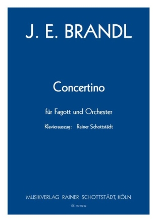 Concertino F-Dur f�r Fagott und Orchester f�r Fagott und Klavier