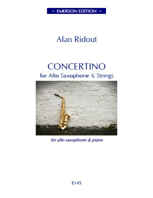 Concertino for Alto Saxophone and Strings for alto saxophone and piano