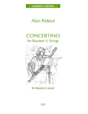 Concertino for Basson and Strings for basson and piano score and parts