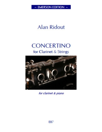 Concertino for clarinet and strings for clarinet and piano