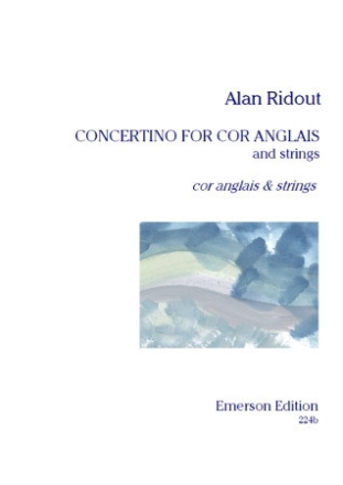 Concertino for cor anglais and strings for cor anglais and piano