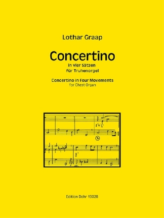 Concertino in 4 S�tzen f�r Truhenorgel