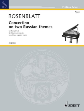 Concertino on two Russian themes f�r Klavier 4-h�ndig