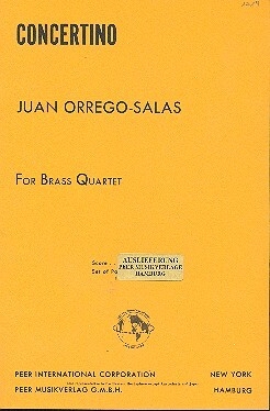 Concertino op.54 for trumpet, 2 horns in F und trombone study score
