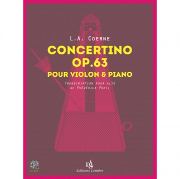 Concertino op.63 pour violon et piano pour alto et piano