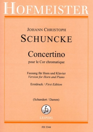Concertino pour le Cor cromatique f�r Horn und Orchester f�r Horn und Klavier