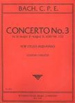 Concerto A major no.3 for cello, strings and bc for cello and piano