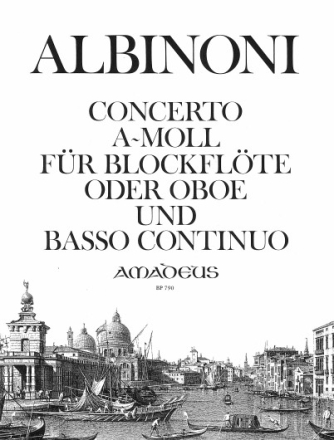 Concerto a-Moll f�r Blockfl�te (Oboe) und Bc