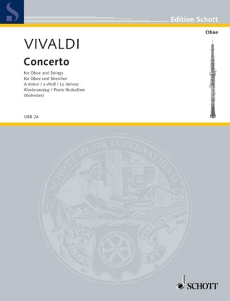 Concerto a-Moll f�r Oboe und Streicher f�r Oboe und Klavier