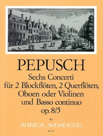 Concerto C-Dur op.8,5 f�r 2 Blockfl�ten (Ob, Vl), 2 Oboen (Fl, Vl) und Bc