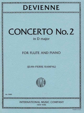 Concerto D major no.2 for flute and piano