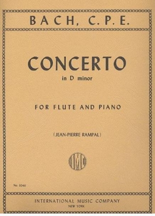 Concerto d minor for flute and orchestra for flute and piano