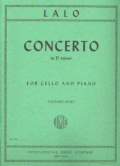 Concerto d minor for violoncello and piano
