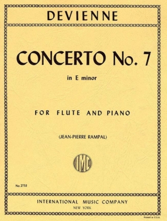 Concerto e minor no.7 for flute and piano
