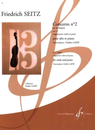 Concerto en ut majeur no.2 op.13 pour alto et piano