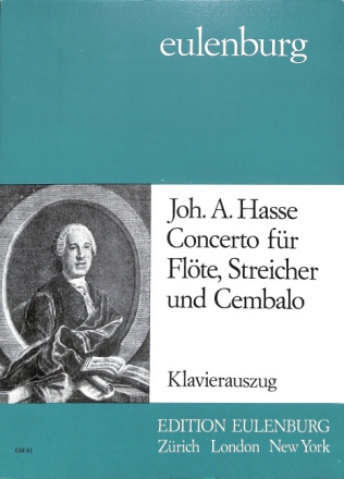 Concerto F-Dur f�r Fl�te, Streicher und Cembalo Klavierauszug