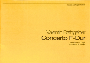 Concerto F-Dur f�r Orgel