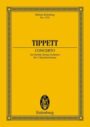 Concerto for double string orchestra Studienpartitur