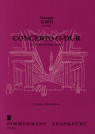 Concerto G-Dur f�r 3 Fl�ten und Bc Stimmen