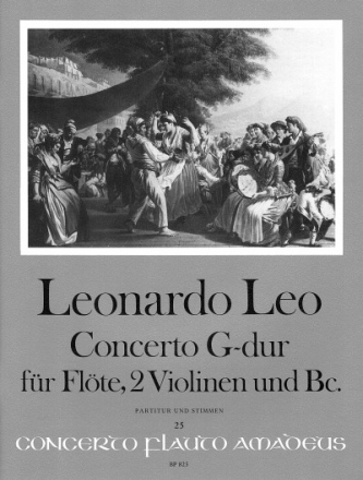 Concerto G-Dur f�r Fl�te, 2 Violinen und Bc     5 Stimmen
