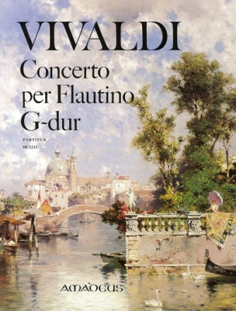 Concerto G-Dur op.44,11 f�r Sopranblockfl�te, Streicher und Bc Partitur