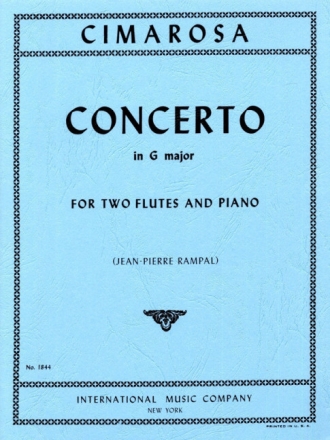 Concerto G major for 2 flutes and piano