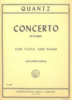 Concerto G major for flute and piano