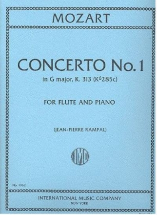 Concerto G major KV313 no.1 for flute and piano