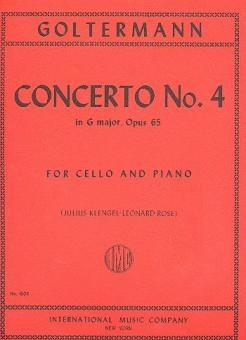 Concerto G major no.4 op.65 for cello and piano